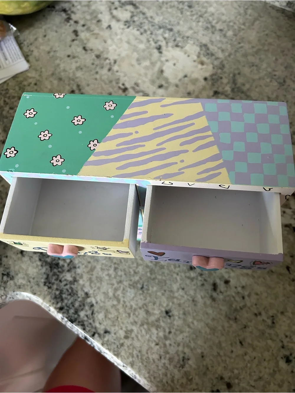 Y2K Pastel Heart Jewelry Organizer Box
